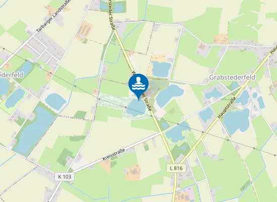 Map of FREIZEITCLUB GRABSTEDERFELD EV KIESGRUBE