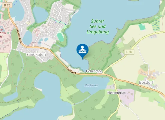 Map of Badestelle mit Seil
