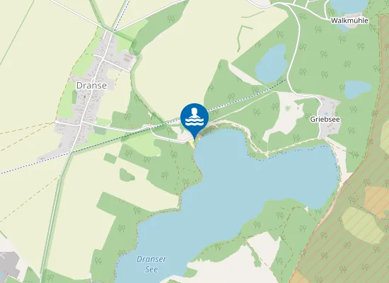Map of Badestelle Dranser See