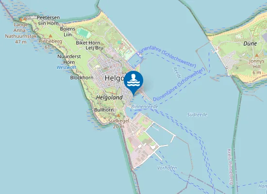 Map of Südstrand