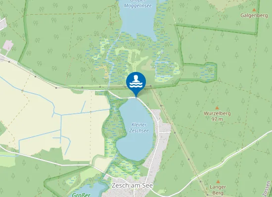 Map of Hundestrand Zesch