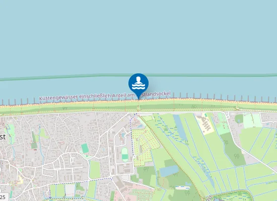 Map of Sportstrand