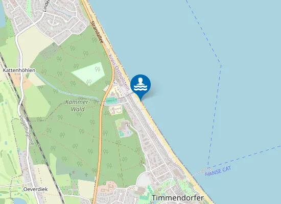 Map of Hundestrand