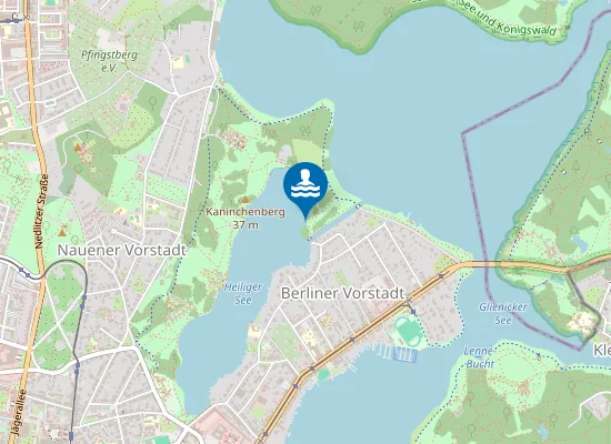 Map of Badestelle Heiliger See