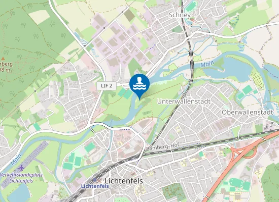 Map of Flussbad Lichtenfels