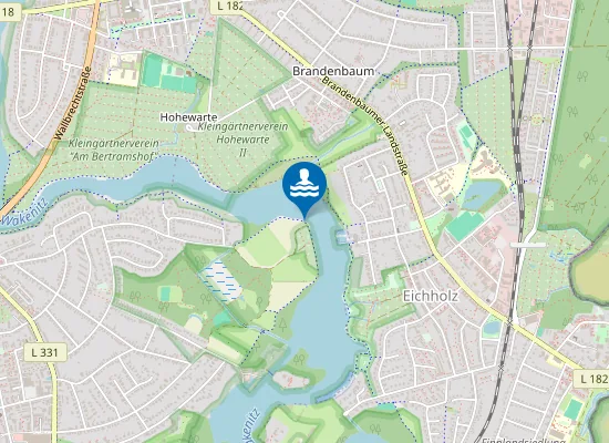Map of Badestelle St. Jürgen