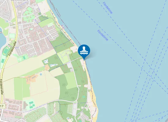 Map of Hundestrand Falckenstein