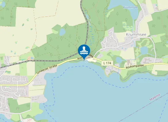 Map of Finanzschule Strand