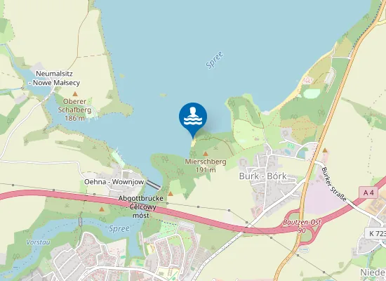 Map of FKK activ Stausee Bautzen