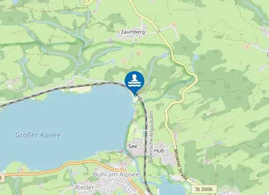 Map of Strandbad Hauser