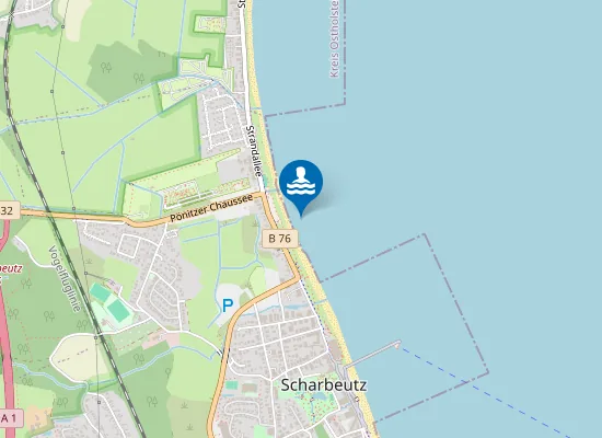 Map of Scharbeutzer Strand