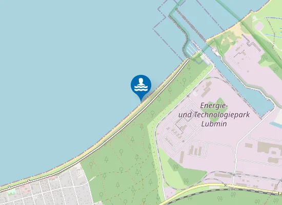 Map of Hunde-Strand