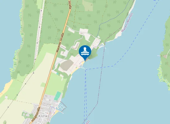 Map of Badestrand Müritz Hotel GmbH