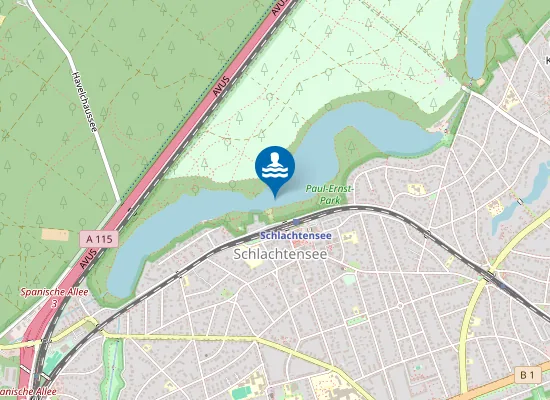 Map of Schlachtensee