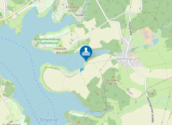 Map of FKK-Hundestrand Helmsgrün