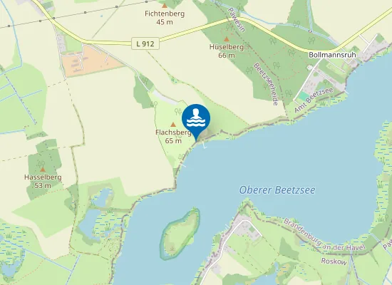Map of Strand am Flachsberg