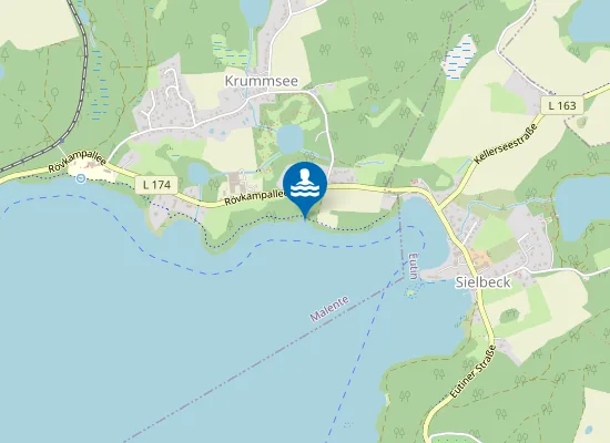 Map of Krummsee Strand