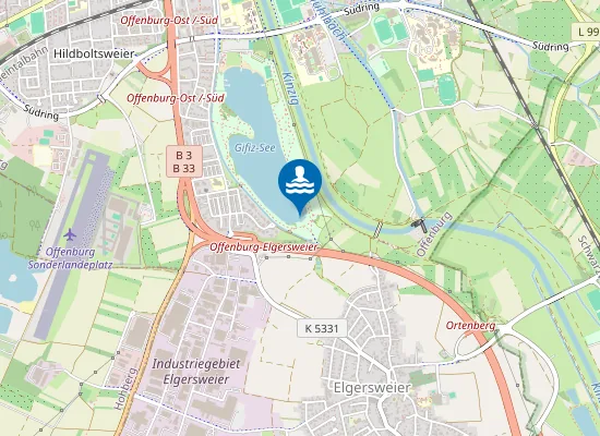 Map of Uferabflachung Süd