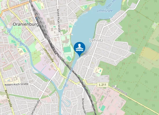 Map of Strand Bolli Lehnitzsee