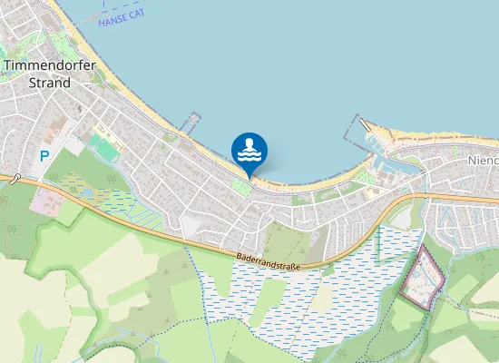 Map of Strandkorbvermietung - Strand 36