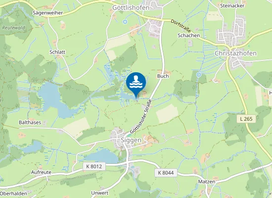 Map of Badestelle Buchweiher