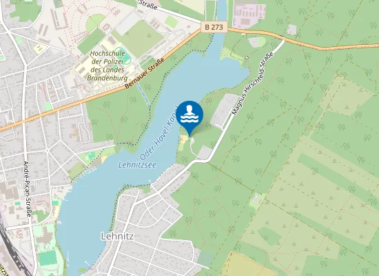 Map of Weißer Strand Lehnitz