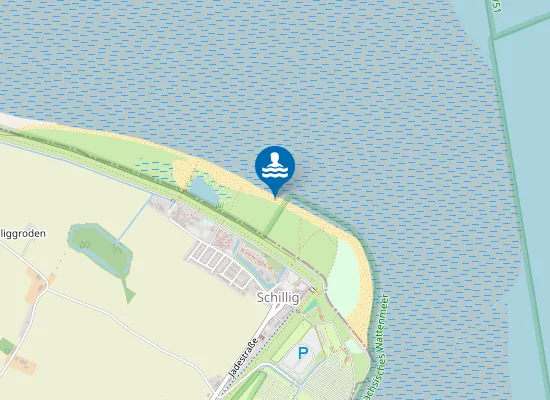 Map of Hundestrand Schillig