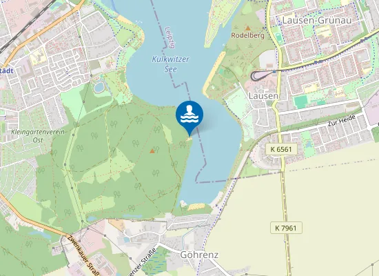 Map of Badestelle "Die Glatze"