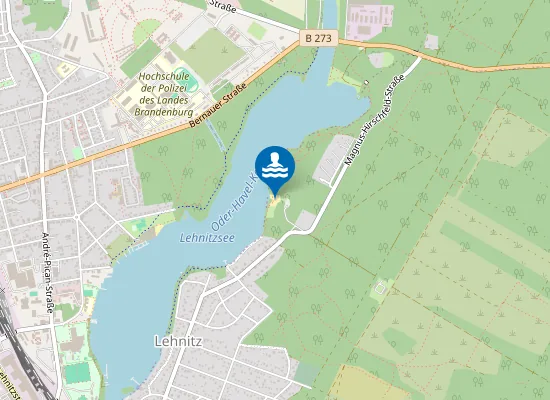 Map of Weißer Strand Lehnitz