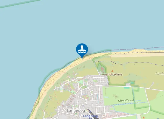 Map of Strandabschnitt J "rauchfrei"