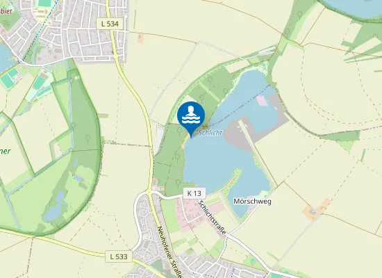 Map of FKK-Bereich Schlicht