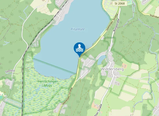 Map of Strandbad Widdersberg