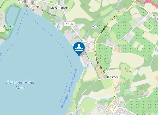 Map of Zwischenahner Meer Oeltjen Halfstede