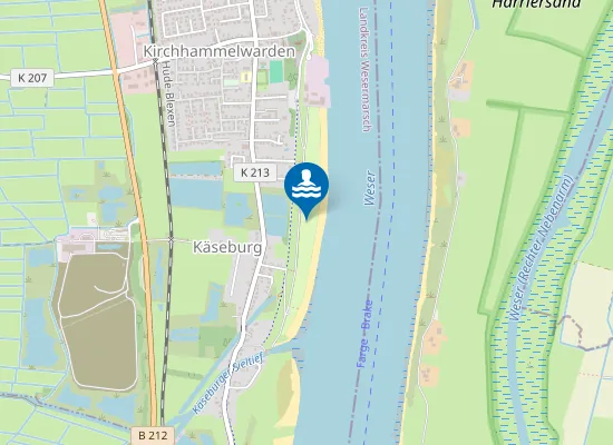 Map of Käseburger Strand