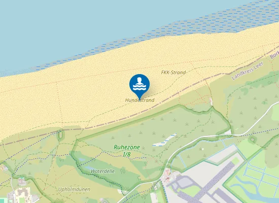 Map of Hundestrand