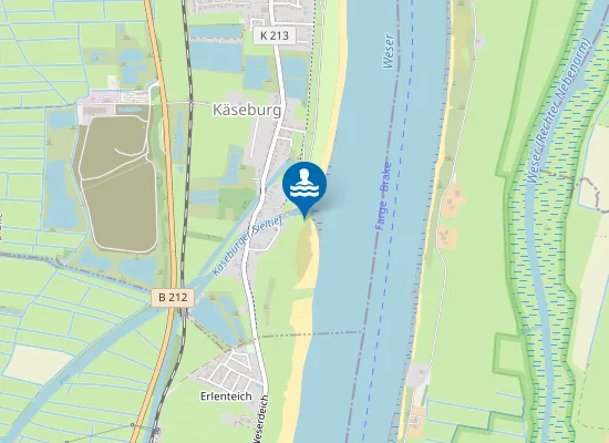 Map of WESERSTRAND KAESEBURG