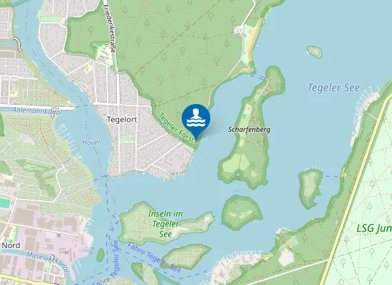 Map of Kleiner Strand
