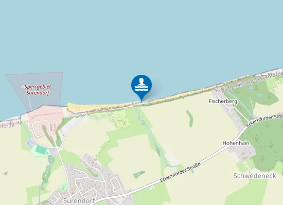 Map of Hundestrand