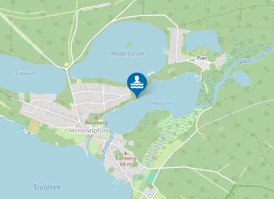 Map of Badestelle Haussee