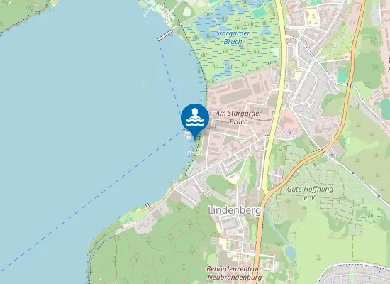 Map of Tauchspot Wassersportzentrum An der Mole