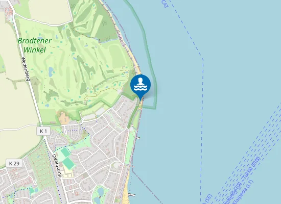 Map of Hundestrand