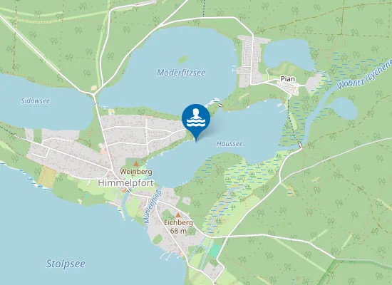 Map of Badestelle am Haussee