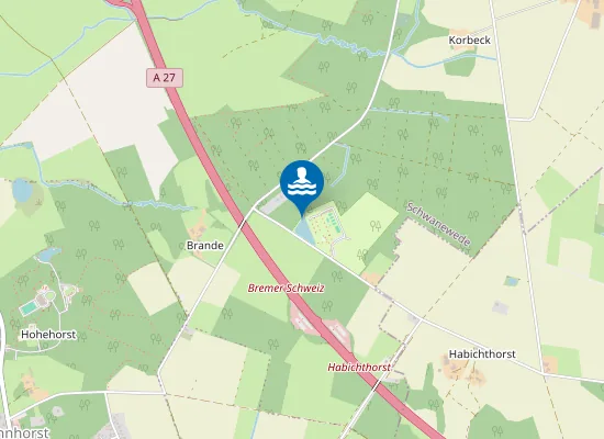 Map of SILBERSEE BRUNDORF