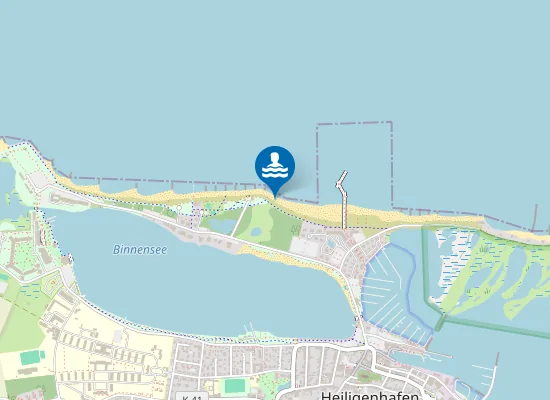 Map of Hundestrand