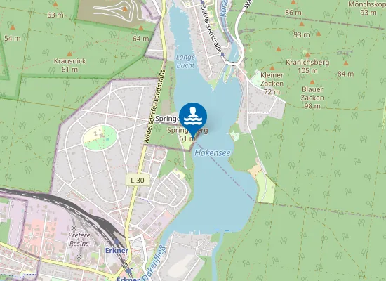 Map of Springestrand