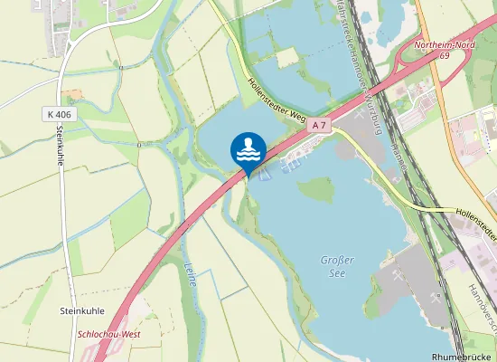 Map of Badestelle Großer See
