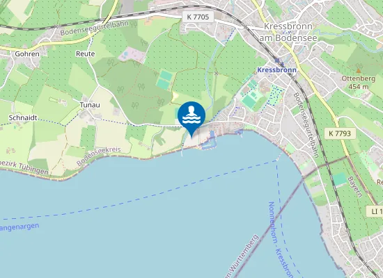 Map of Naturstrandbad Kressbronn
