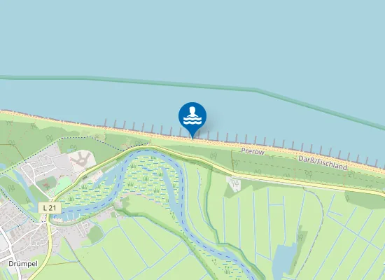 Map of Prerow Nordstrand