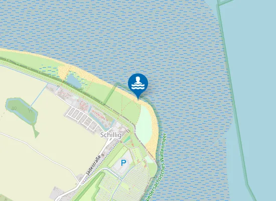 Map of Hunde am Naturstrand von Schillig