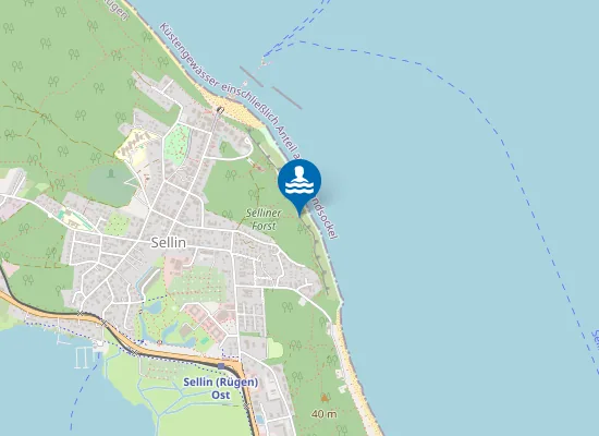 Map of Hundestrand